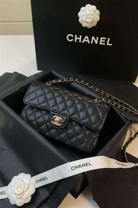 chanel replica real leather|chanel lambskin vs caviar leather.